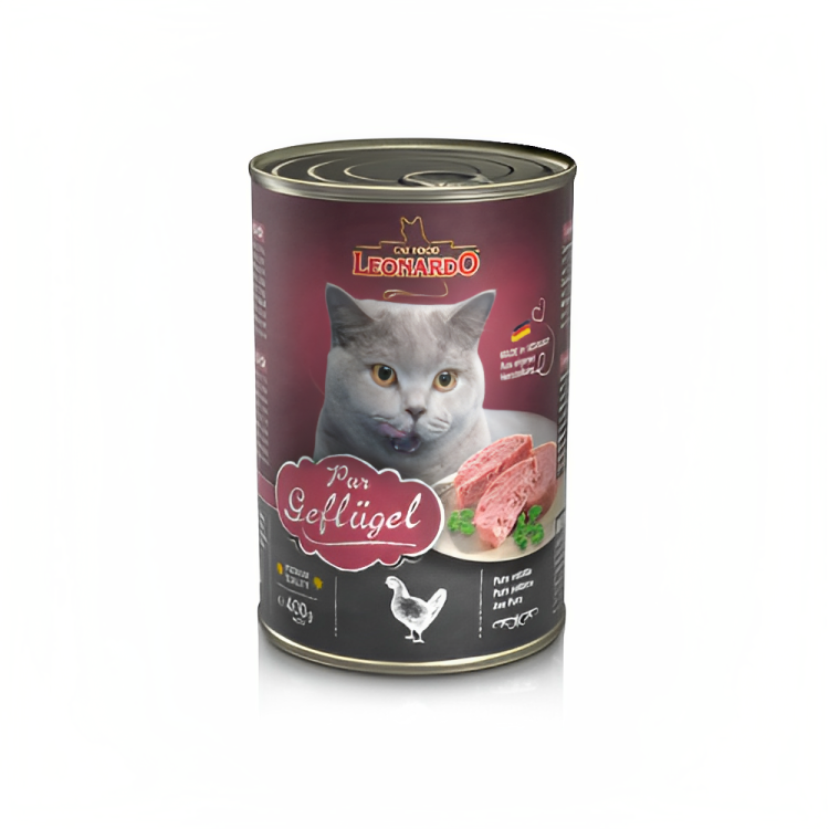Leonardo Cat Wet Food Pure Poultry 400g | Pet City Shop