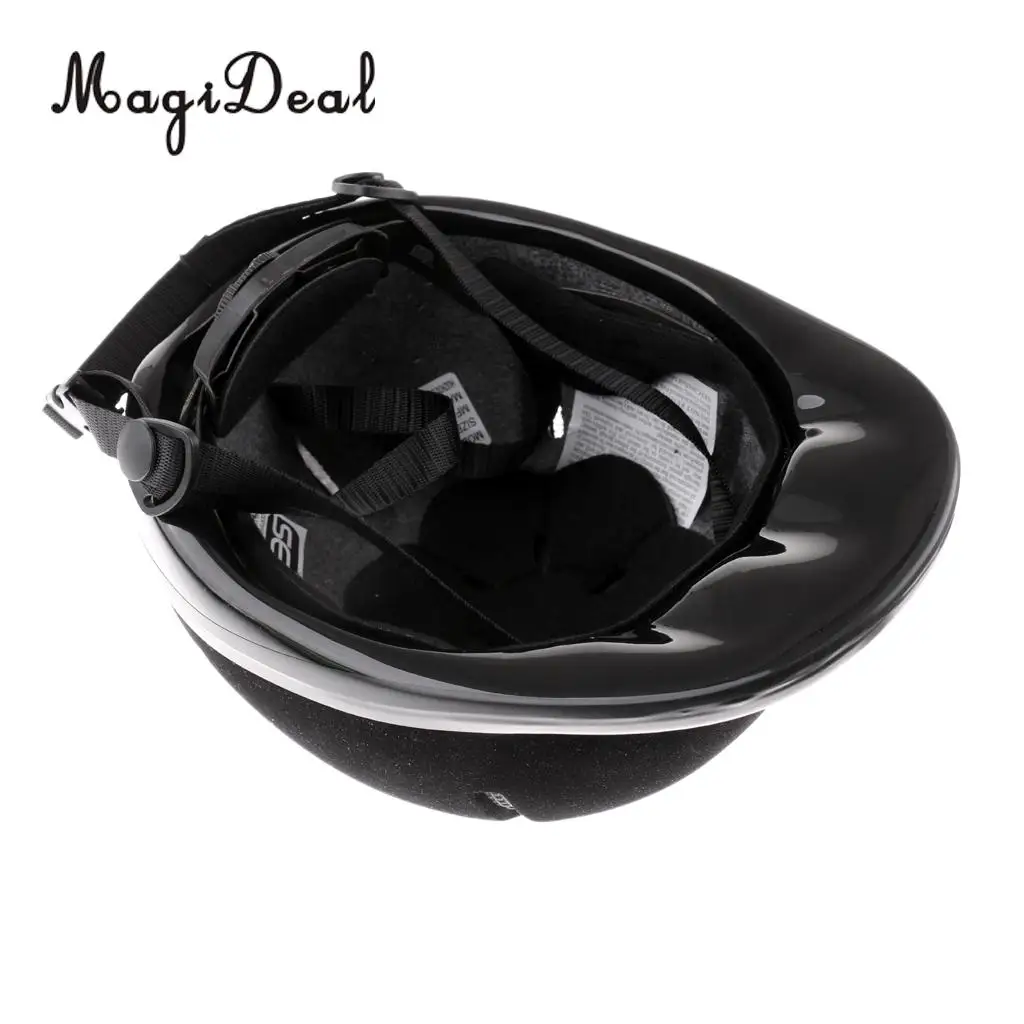 MagiDeal Adjustable Velvet Horse Riding Helmet – Breathable Equestrian Safety Helmet (48–54cm) - الصورة 6